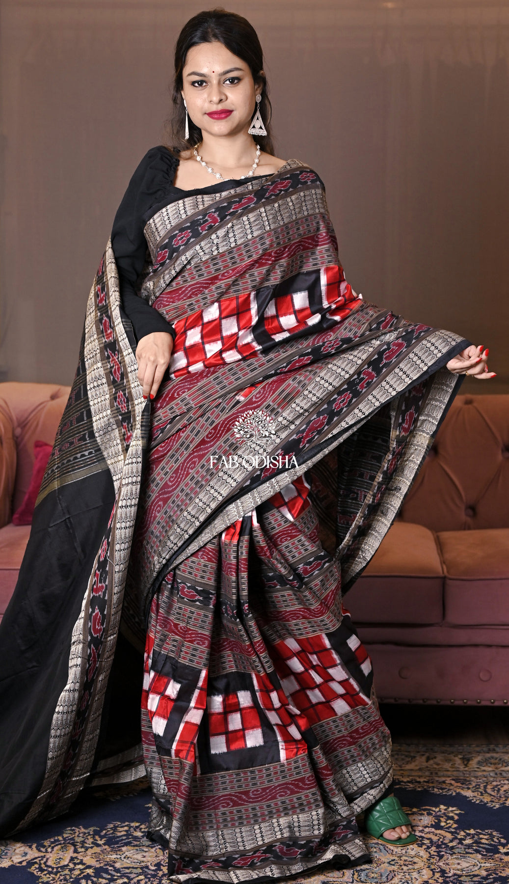 Handloom Ethnic motifs  saree 